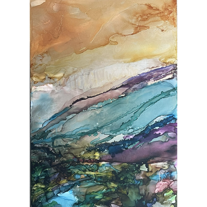 Sunset Over the Valley