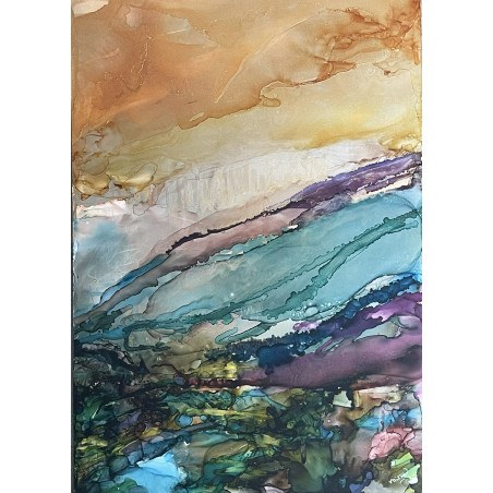 Sunset Over the Valley